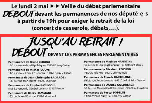 LE RETRAIT DE LA LOI TRAVAIL : DERNIÈRE LIGNE POUR OBTENIR SON RETRAIT….MOBILISATION GÉNÉRALE….