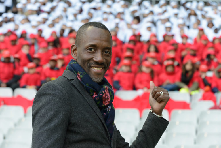 [#20 ANS DU STADE DE FRANCE…Plus de 1200 enfants au couleur du monde, au couleur de la ville des Rois de France et de la résistance..Un symbole de taille, car aucun des enfants qui ont honoré par leur présence et implication pour symboliser les 20 ans du Stade de France, n’était né à cette date. Bally BAGAYOKO]