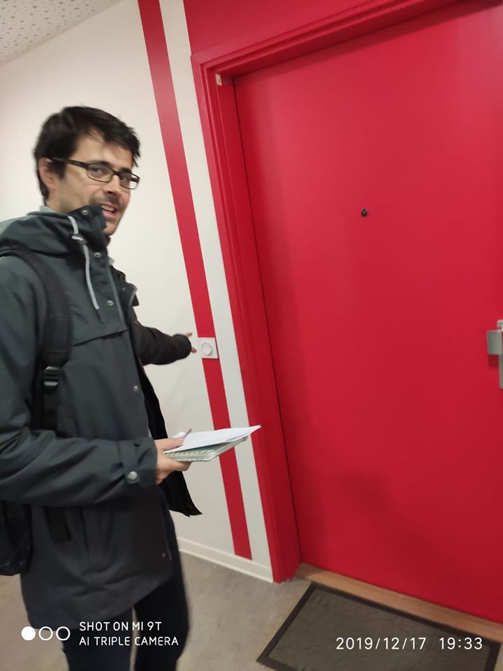 Bally BAGAYOKO Elections municipales mars 2020 : L'équipe Faire Saint-Denis En Commun en mode porte à porte sur le quartier La Plaine Saint Denis