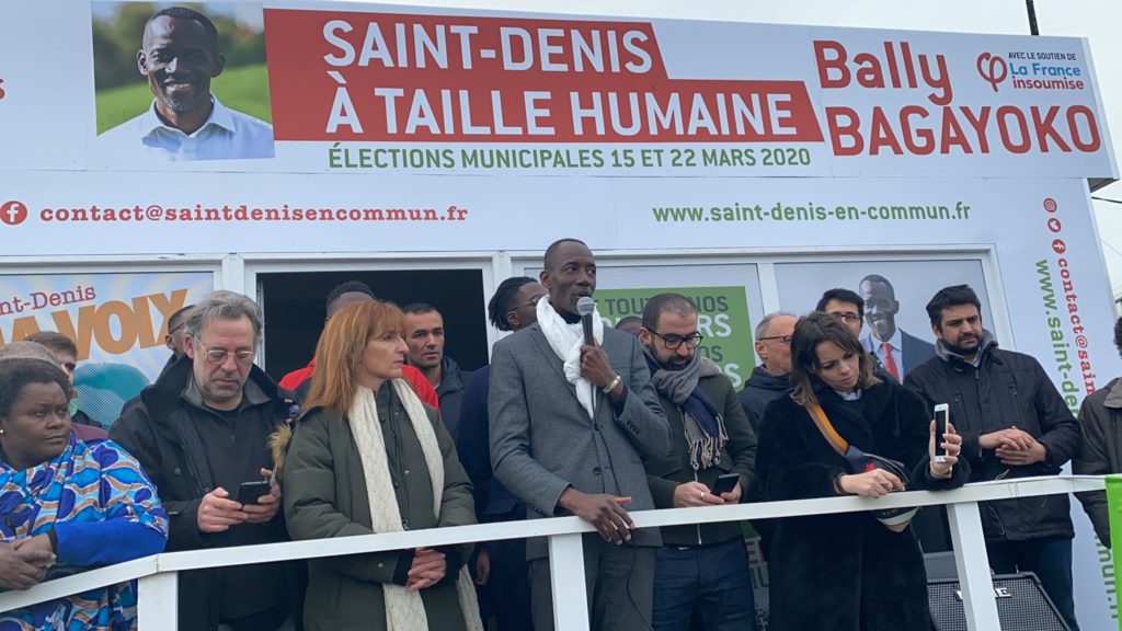 Bally BAGAYOKO Inauguration local campagne Faire SaintDenis En Commun