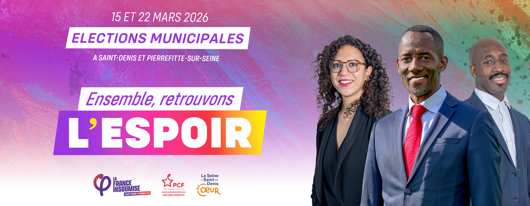 Bally Bagayoko - LFI - Saint Denis - Pierrefitte - Ensemble retrouvons l'espoir - Elections municipales 2026