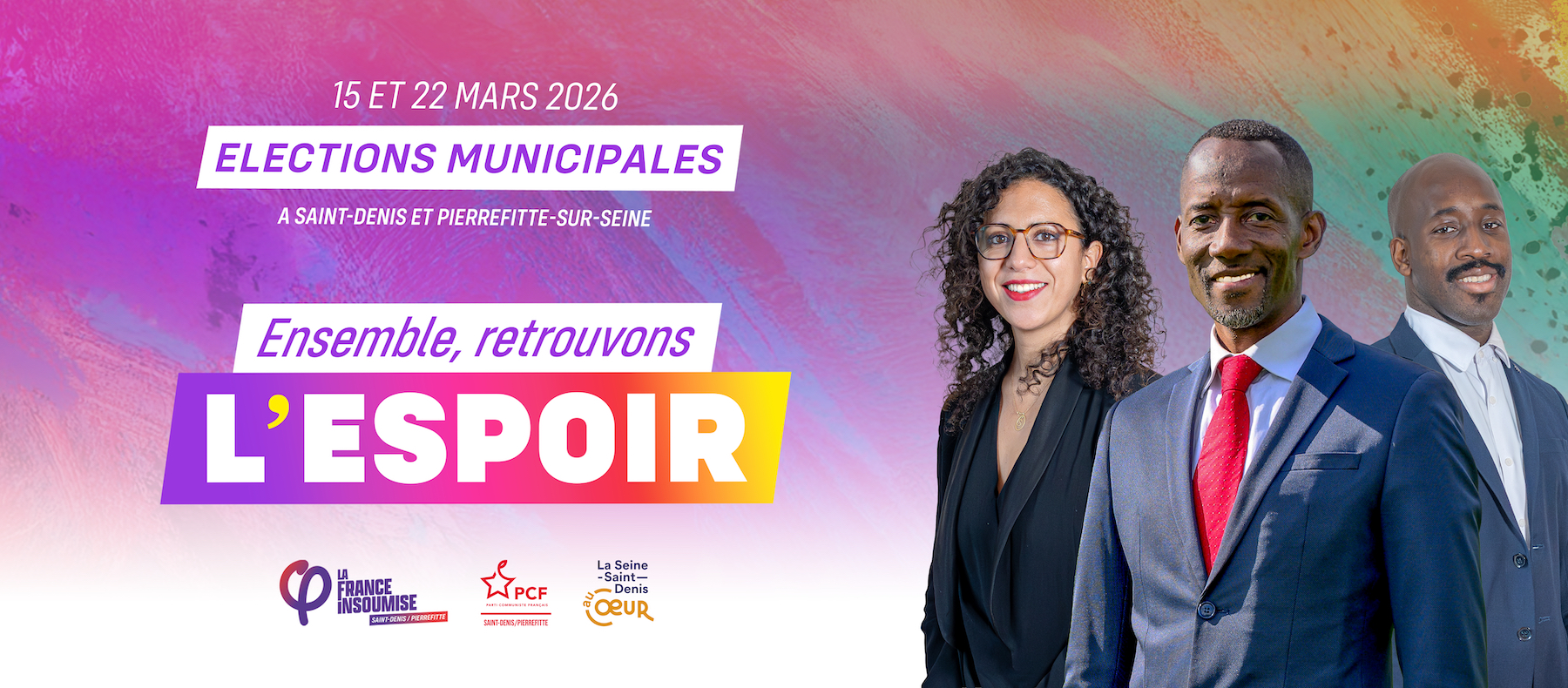 Bally Bagayoko - LFI - Saint Denis - Pierrefitte - Ensemble retrouvons l'espoir - Elections municipales 2026