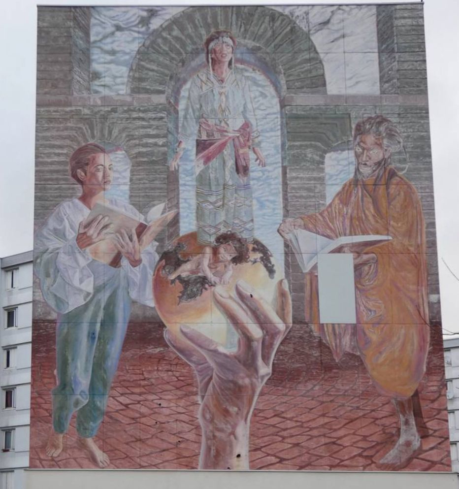Bally Bagayoko - Saint Denis - Pierrefitte - Fresque Fraternité