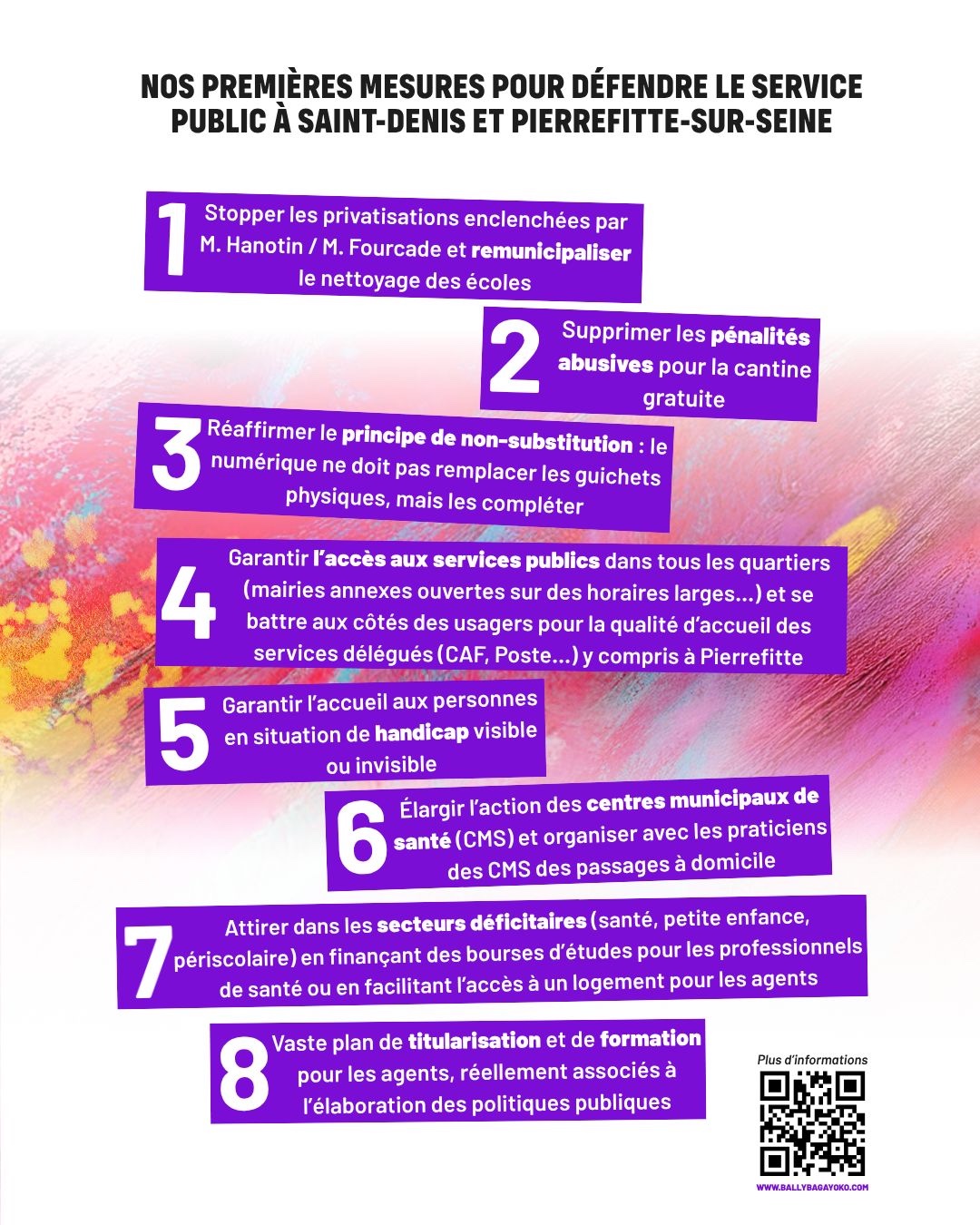 Bally Bagayoko - LFI - Saint Denis - Pierrefitte - Services Publics