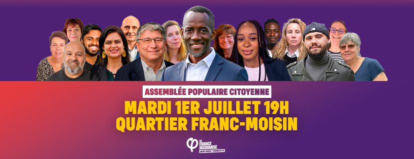 Bally Bagayoko - LFI -Saint-Denis - Pierrefitte - 1er juillet