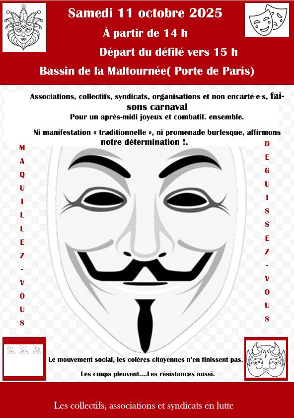 Bally Bagayoko - LFI -Saint-Denis - Pierrefitte - Carnaval des Luttes 2025