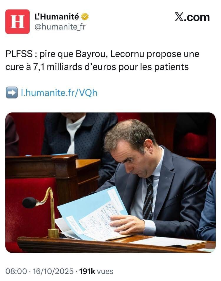 Bally Bagayoko - LFI -Saint-Denis - PLFSS Lecornu