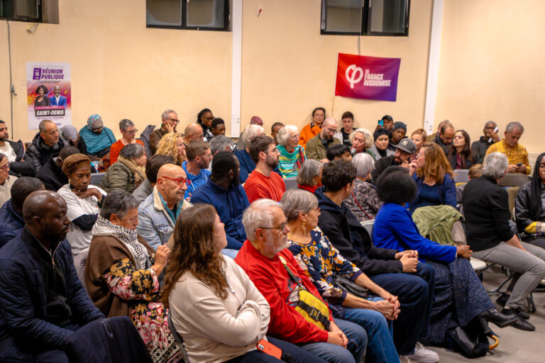 Bally Bagayoko - LFI - Saint Denis - Pierrefitte - reunion publique - obono