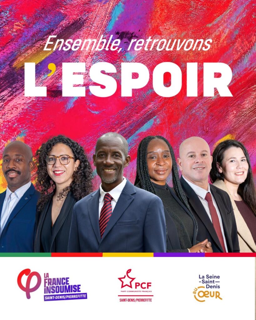 Bally Bagayoko - LFI - Saint Denis - Pierrefitte - Ensemble, retrouvons l'espoir ! - LFI - PCF - SSDAC