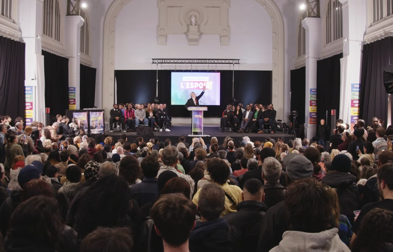 Bally Bagayoko - LFI - Saint Denis - Pierrefitte - Ensemble retrouvons l'espoir - Meeting Melenchon Saint Denis 10 mars